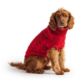 XS - GF Pet Chalet Sweater Red